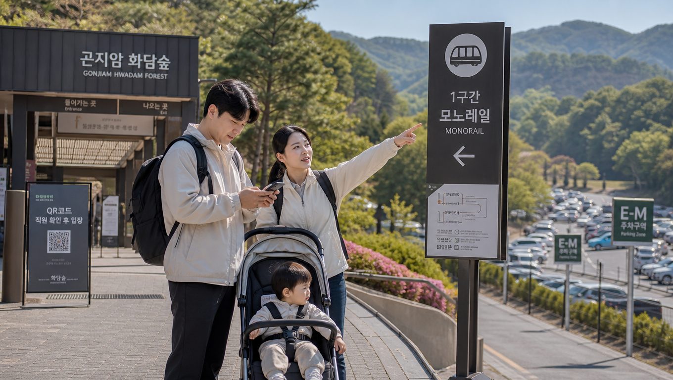곤지암 화담숲 예약과 모노레일 주차 이용 팁