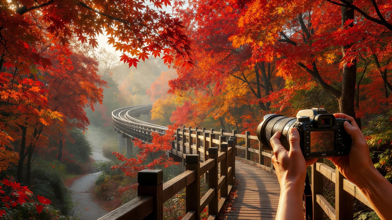 화담숲 단풍 사진 촬영 가이드